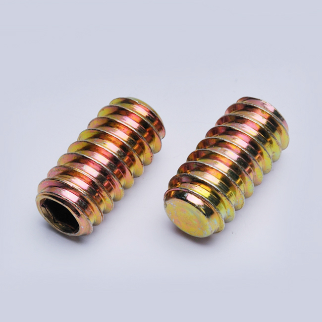 铁质内外牙家具螺母生产