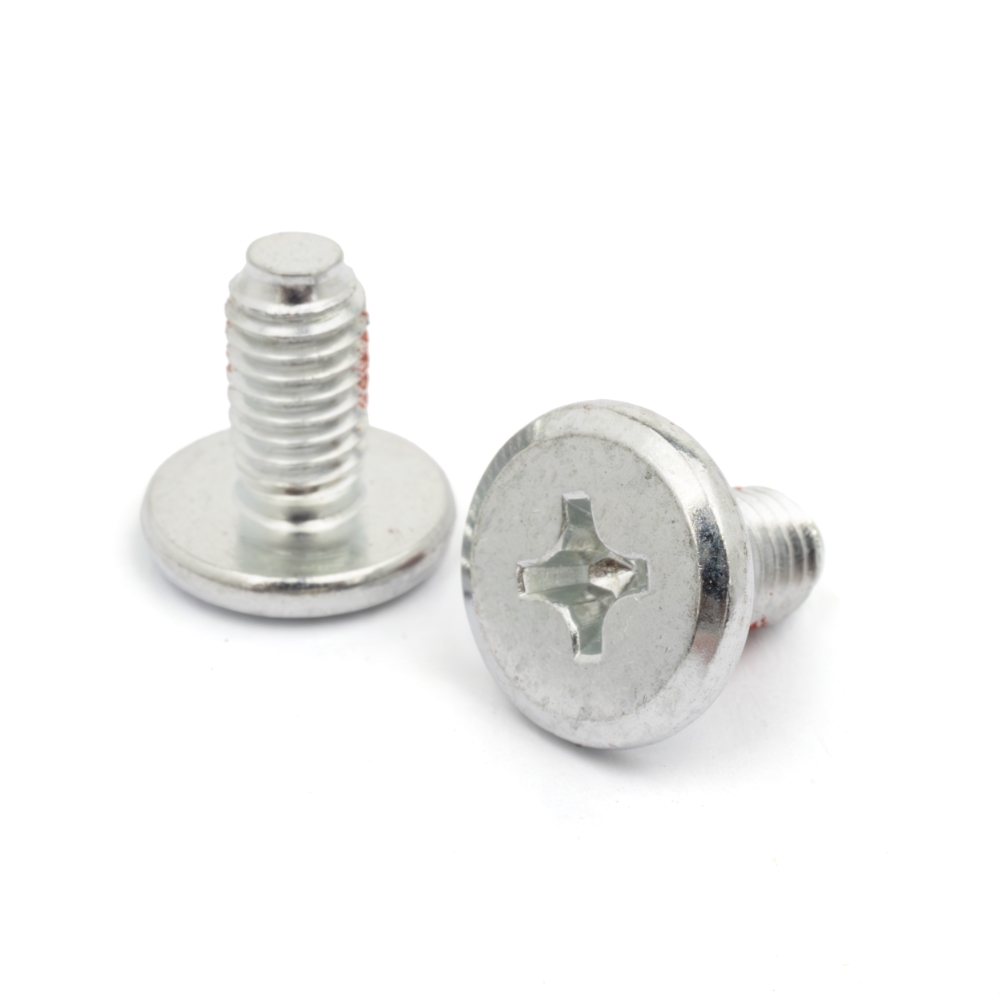 斜平头十字防松螺丝